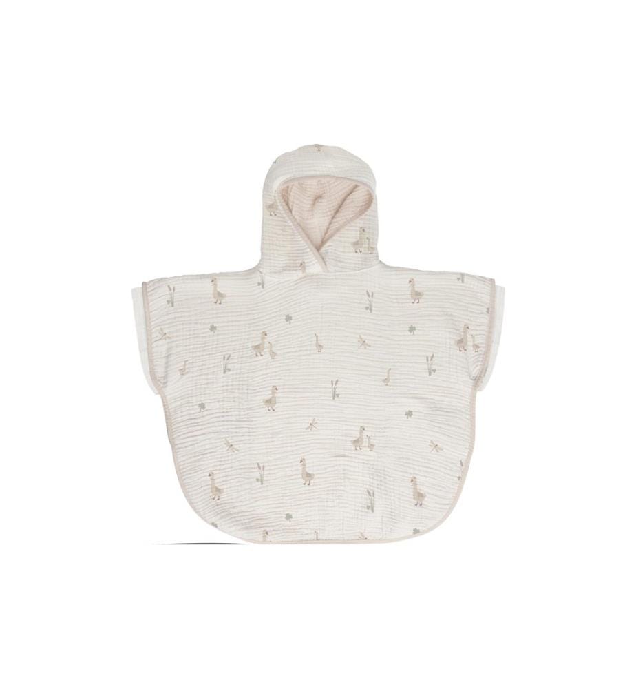 ZEWI bébé-jou Poncho pour bébé Dear Goose taille 86/92 , beige
