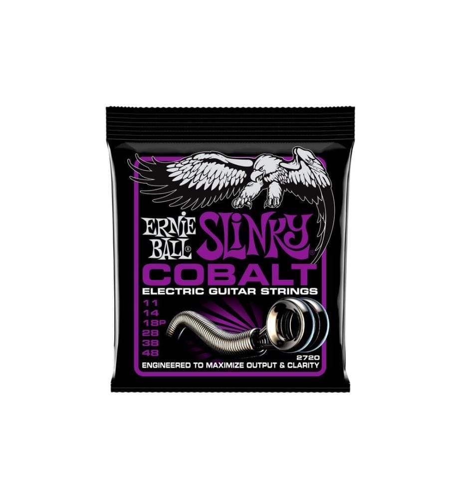 Ernie Ball - Cordes de guitare 2720 Slinky Cobalt  Power 11-48