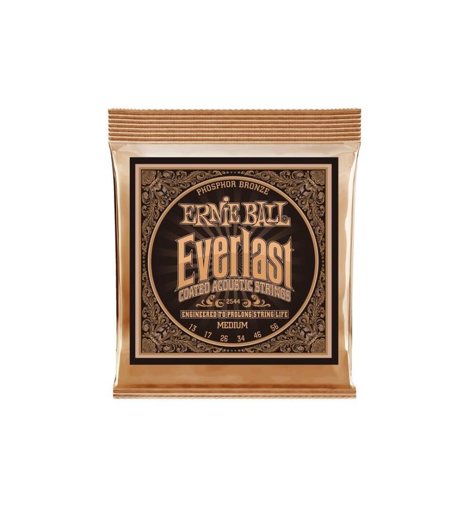 Ernie Ball - Cordes de guitare 2544 Everlast Coated PB  Medium 13-56