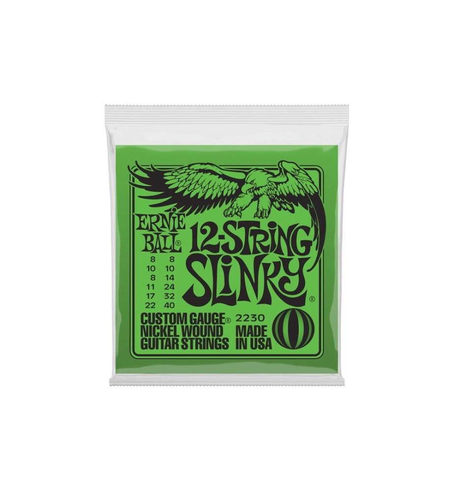 Ernie Ball - Cordes de guitare 2230 Slinky Nickel  12-String 08-40
