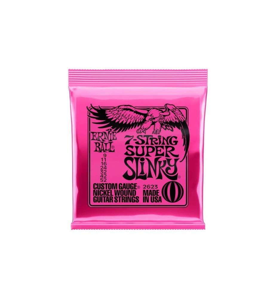 Ernie Ball - Cordes de guitare 2623 7-String Super Slinky  09-52