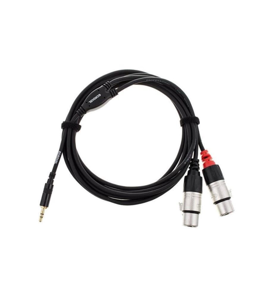 Cordial - Câble audio CFY 1.8 WFF jack 3.5 mm - XLR 1.8 m
