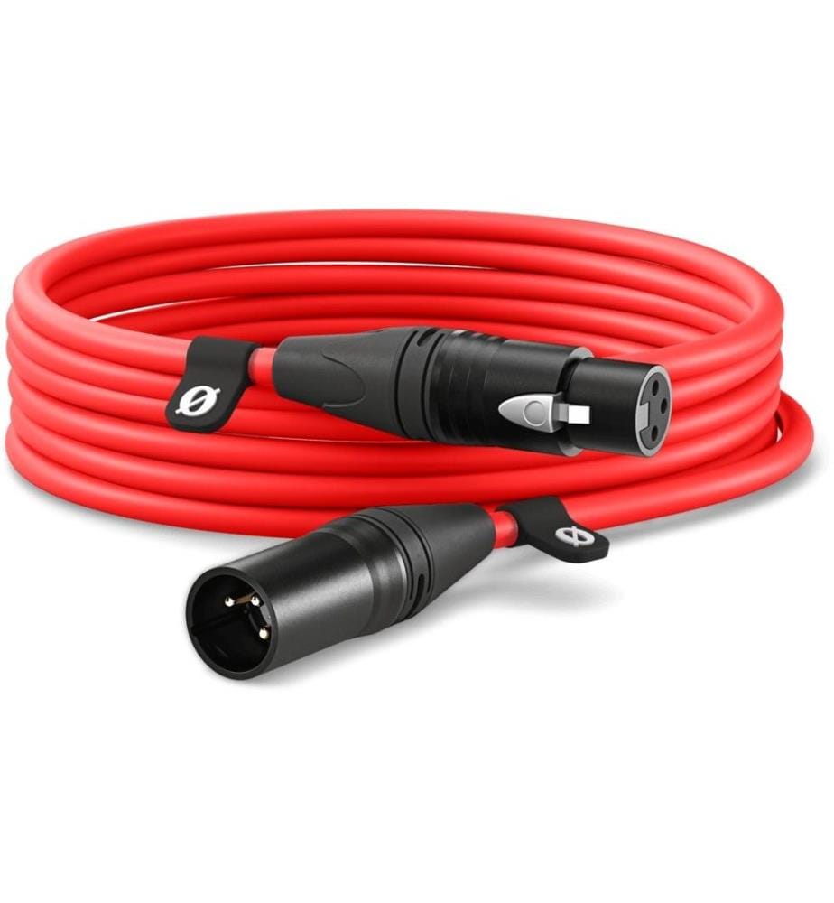 RODE - Câble XLR XLRm-XLRf 6 m, Rouge