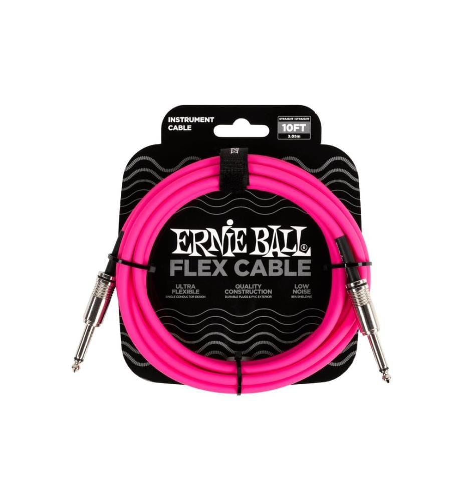 Ernie Ball - Câbles dinstruments Flex 6413  3.05 m, Rose