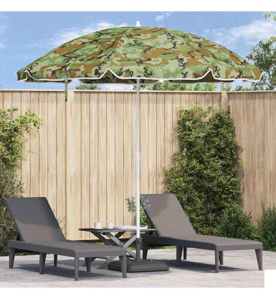 Parasol de plage Camouflage 263 x 263 x 272 cm