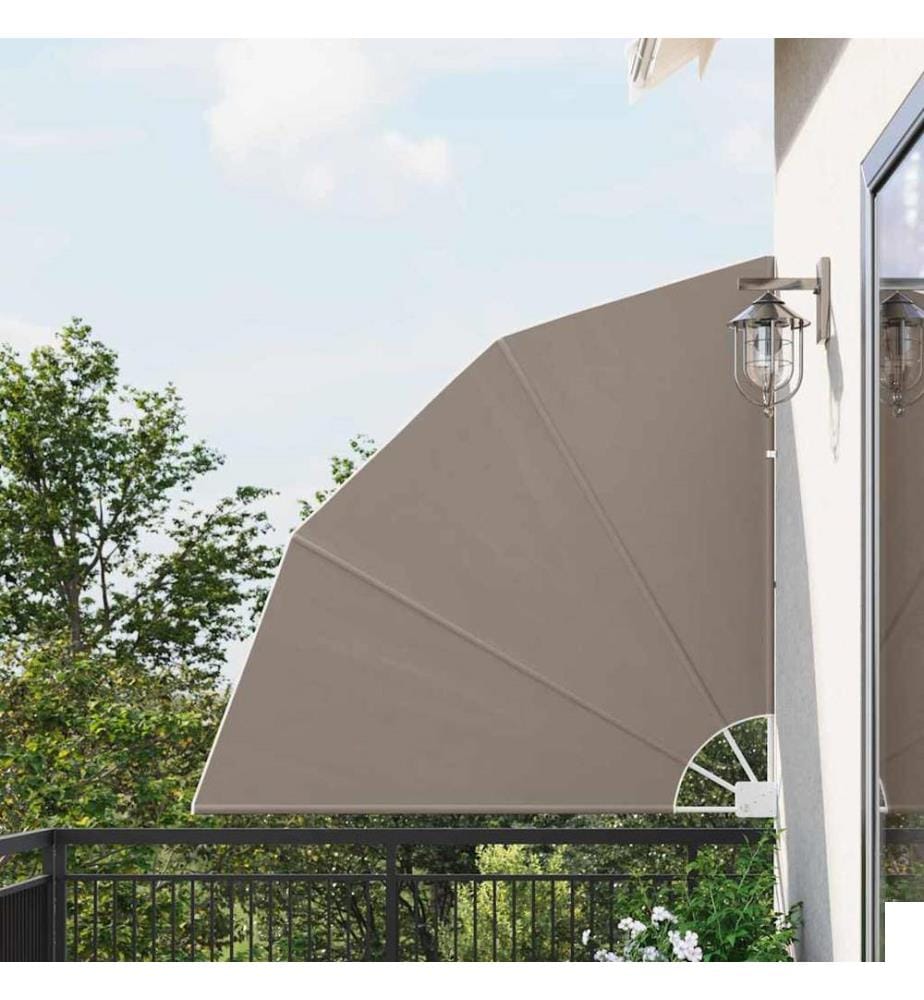 Écran de confidentialité pour balcon Taupe 140 x 140 cm