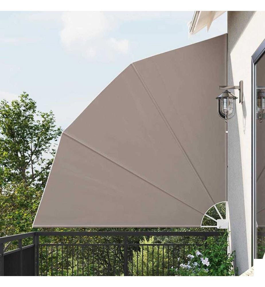 Écran de confidentialité pour balcon Taupe 210 x 210 cm