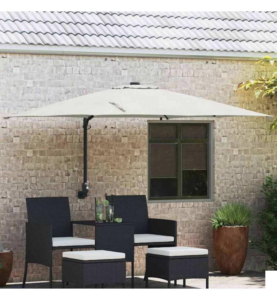 Parasol de jardin Sable 248,5 x 247,5 x 160 cm