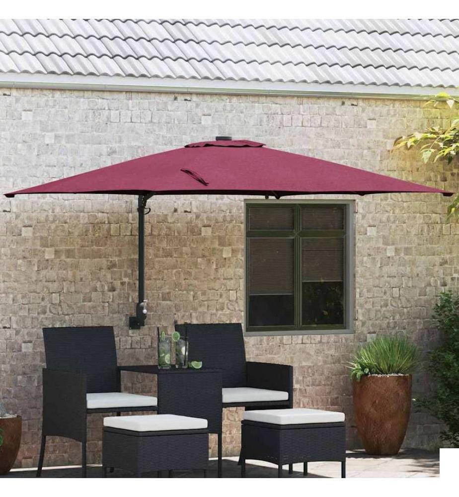 Parasol de jardin Bordeaux 248,5 x 247,5 x 160 cm