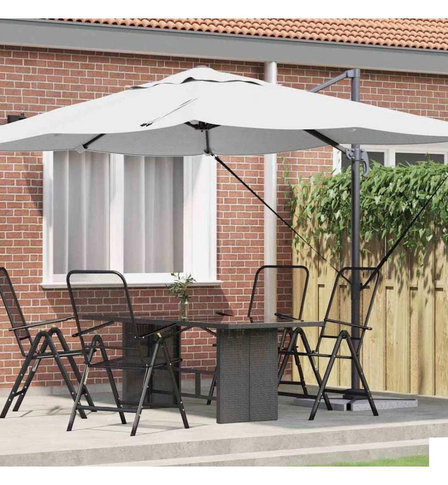Parasol Sable 351 x 250 x 260 cm Polyester et Aluminium