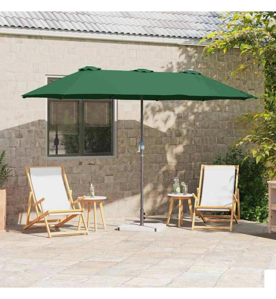 Parasol de jardin Vert 370 x 197 x 239 cm