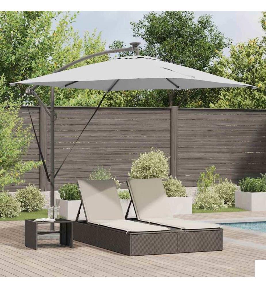 Parasol Sable 249 x 249 x 250 cm Polyester et Aluminium