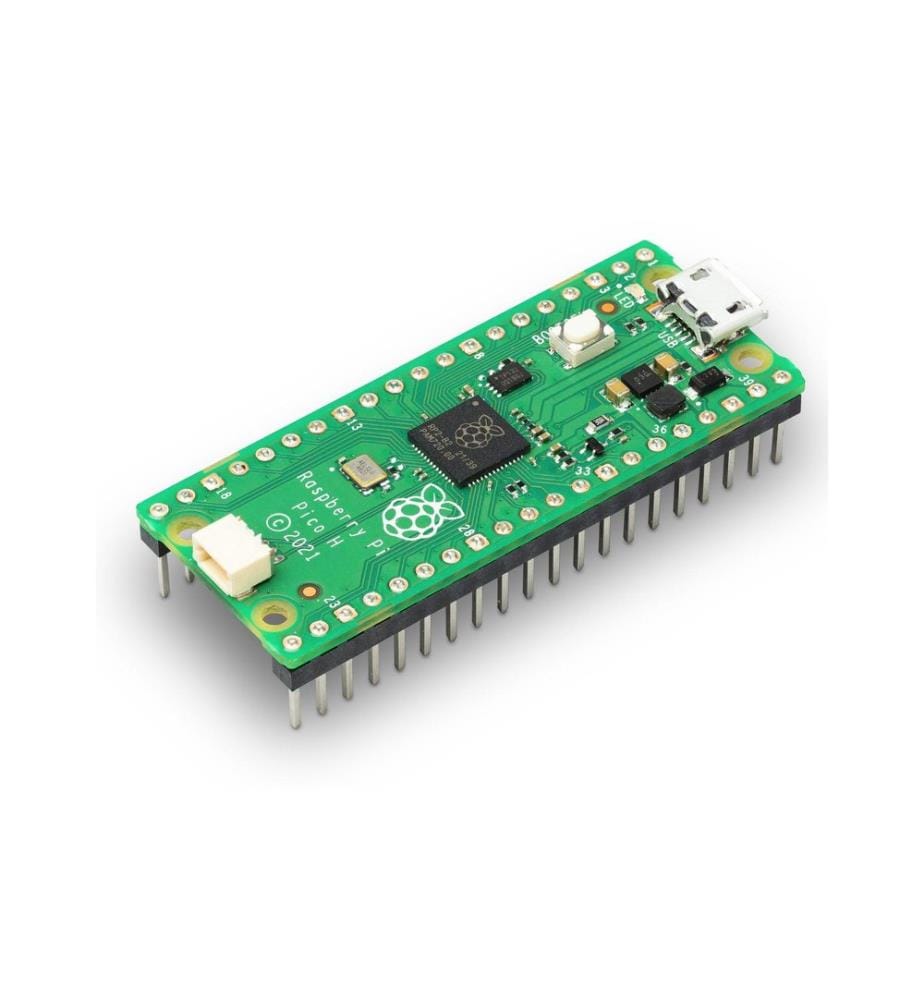 Raspberry Pi - Carte de développement Raspberry Pi - Pico H Rev3 264 KB