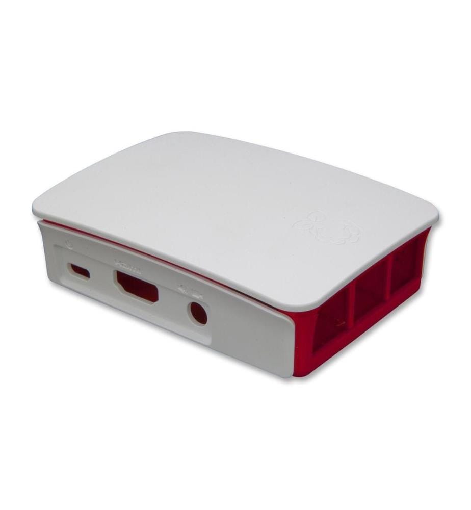 Raspberry Pi - Boîtier pour Raspberry Pi - 3 Type B Rouge/Blanc