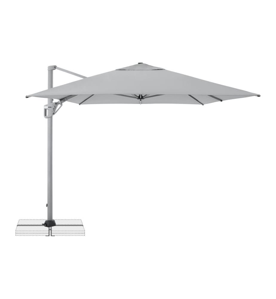 Doppler - Parasol Active II 350 x 260 - Gris clair