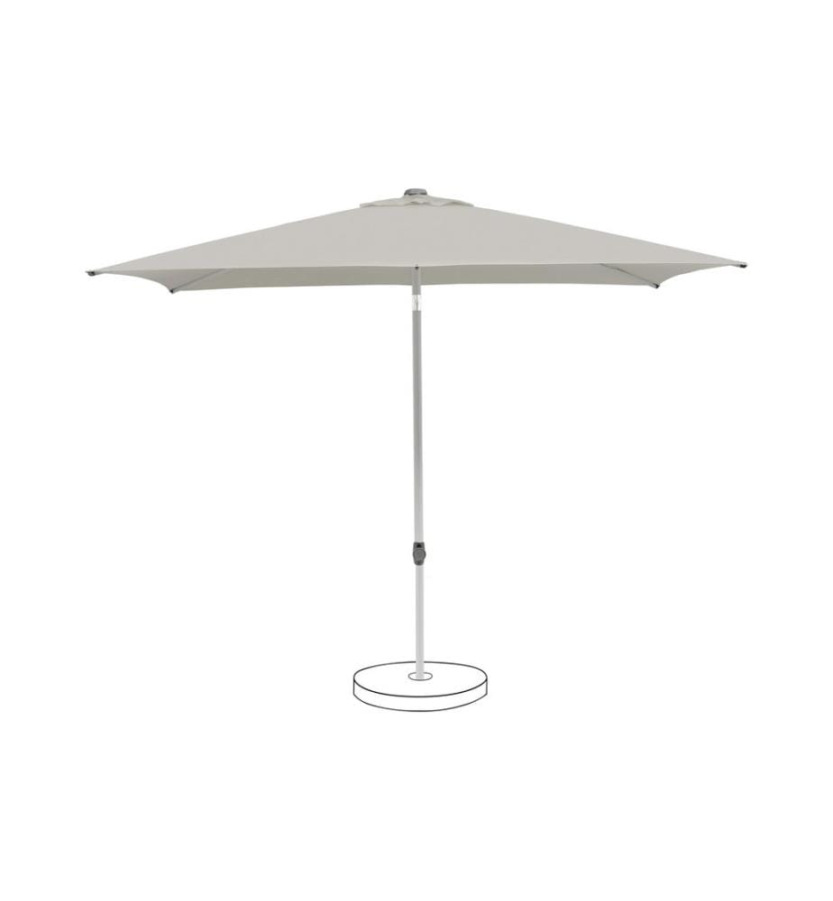 Suncomfort by Glatz - Parasol Pop Up 250 x 200 cm Gris clair
