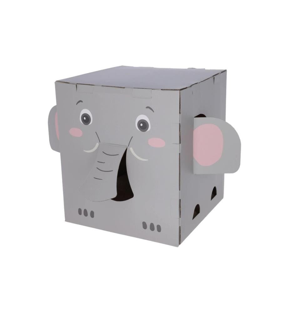 KERBL - Griffoir pour chat éléphant 35 cm x 35 cm x 39 cm