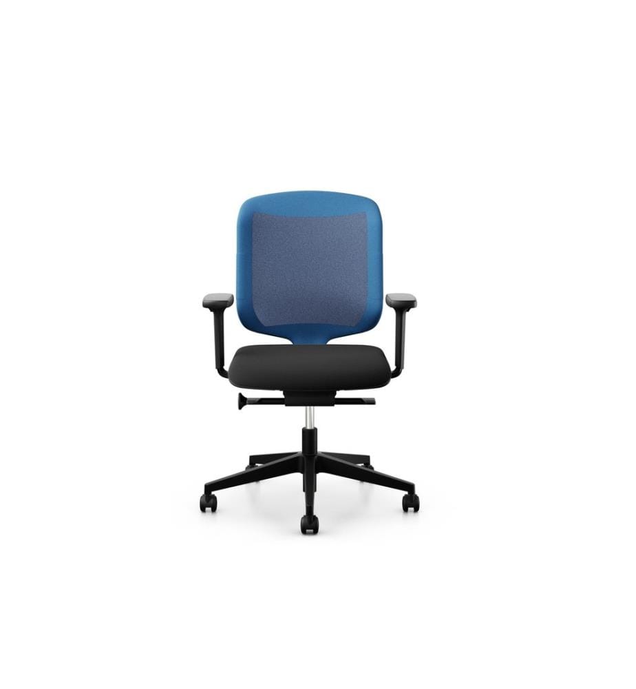 Giroflex - Chaise de bureau Chair2Go 434 Noir/Bleu