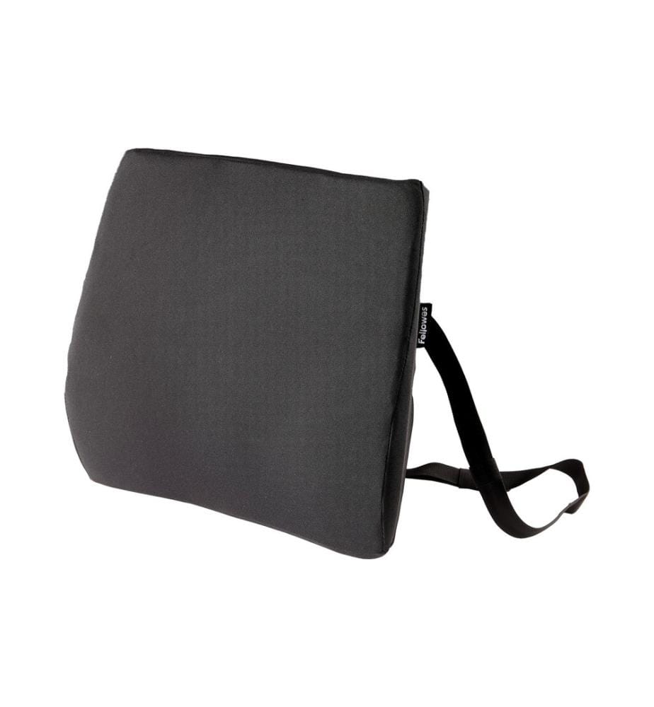 FELLOWES - Coussin de dos Breyta Noir, 33 x 38 x 9 cm