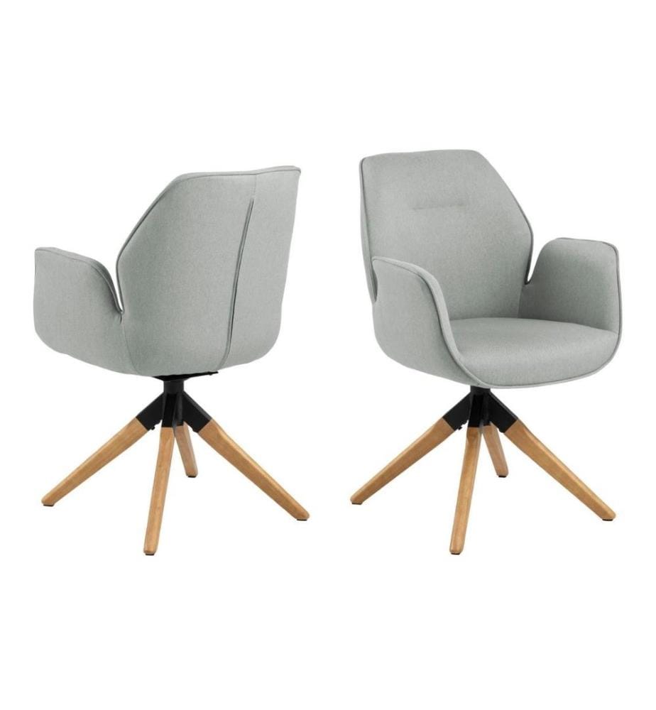 AC Design - Chaise Aura Gris clair