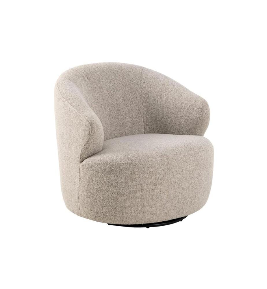 AC Design - Fauteuil Westport Beige, 80 x 80 x 76.5 cm