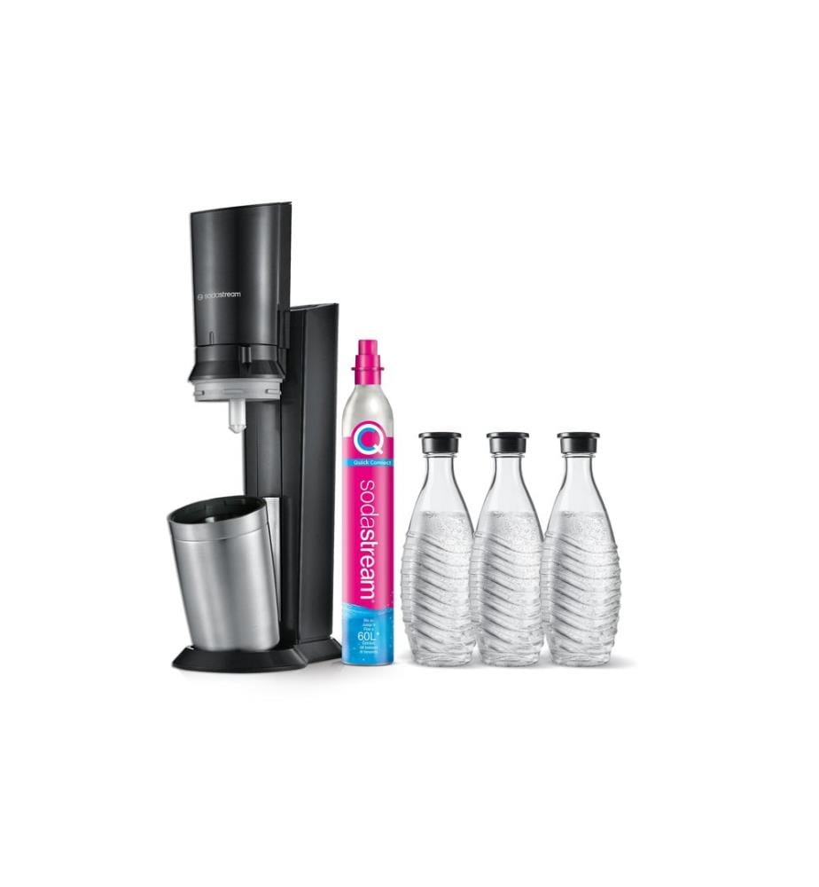 Sodastream - Gazéificateur deau Crystal CQC Megapack Noir