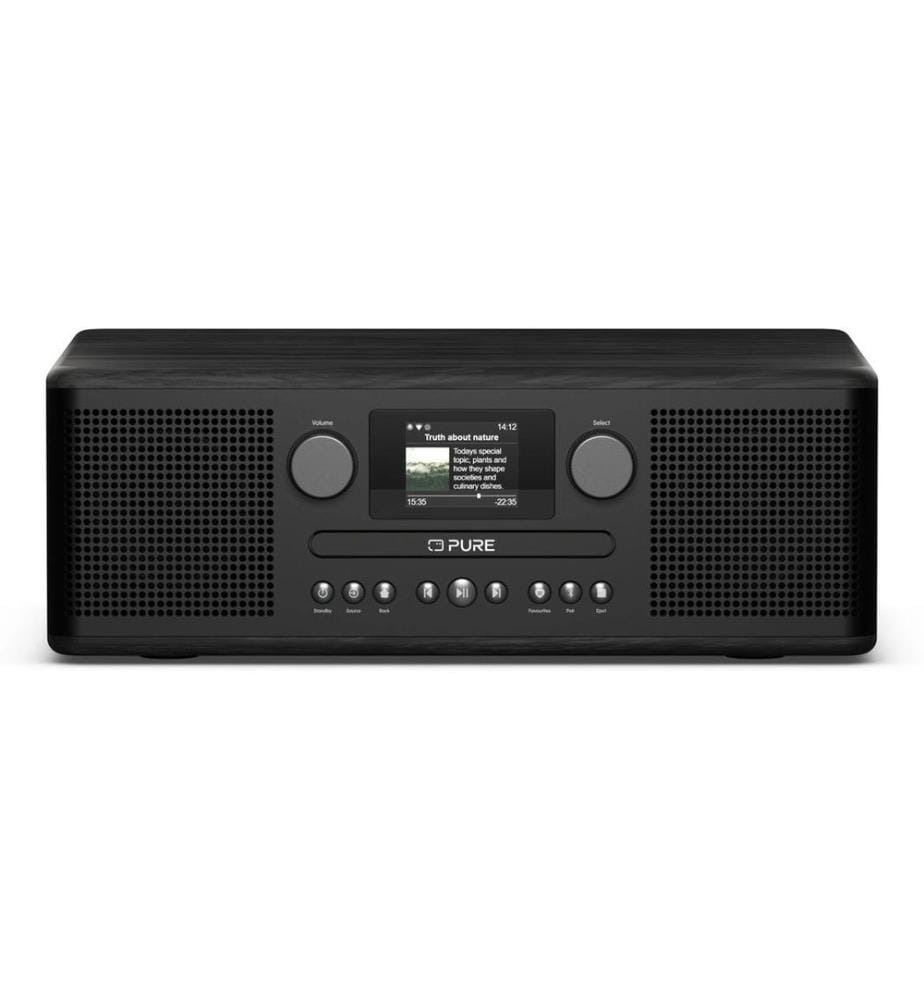 PURE - Radio DAB+ Classic C-D6i noir/frêne Noir