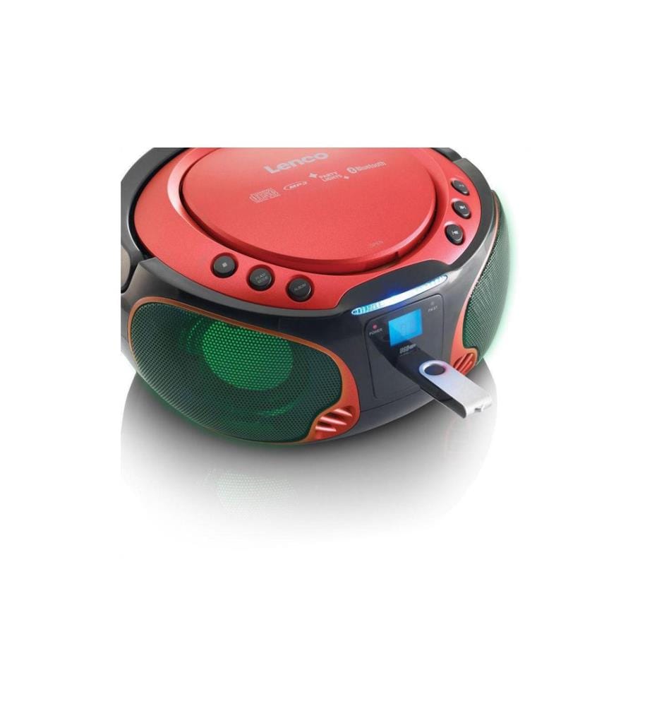 Lenco - Lecteur radio/CD SCD-550 Rouge