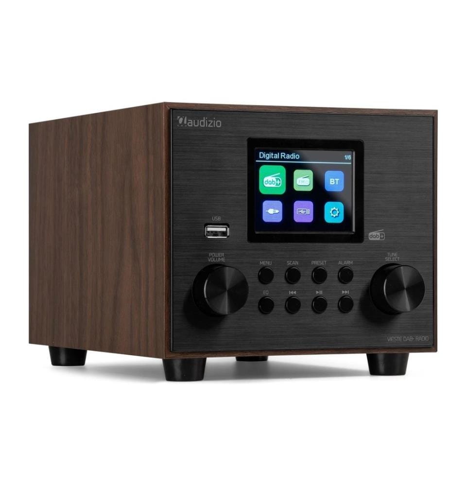 AUDIZIO - Radio DAB+ Vieste Noir/Brun