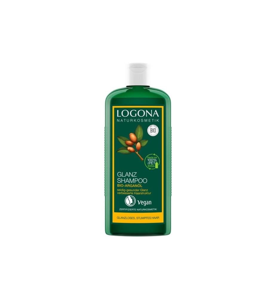 Logona - Shampooing brillant à l'huile d'argan bio 250 ml