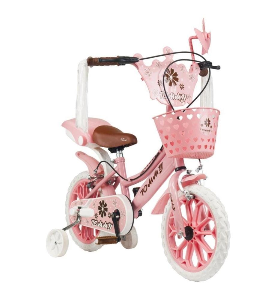 Vélo Rose poudré Cadre : 100% ACIER HI-TEN