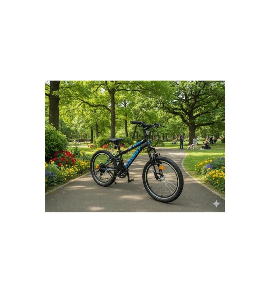 Vélo Bleu Cadre : 100% ACIER HI-TEN
