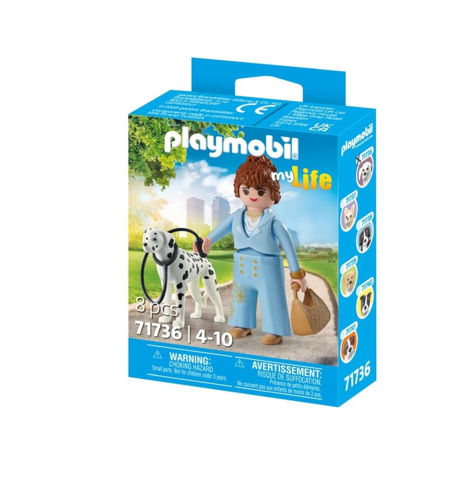 Femme daffaires et son dalmatien