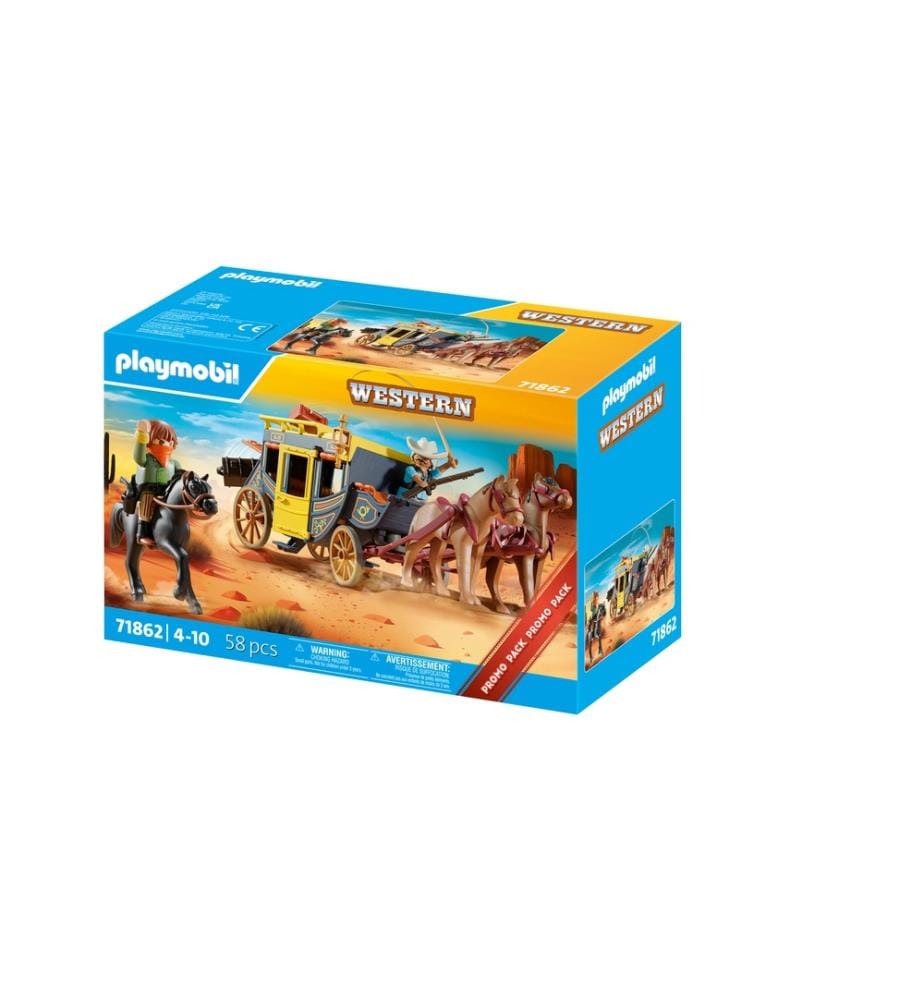 Attaque de diligence au Far West