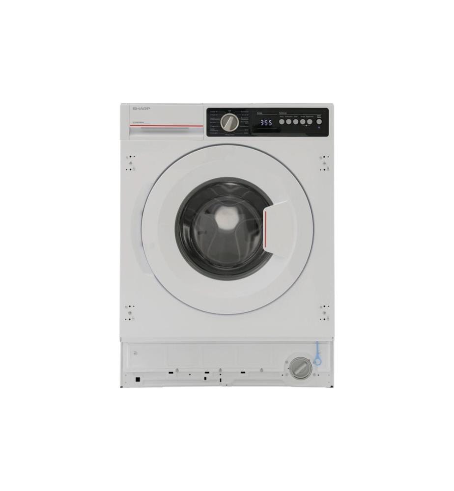 SHARP - Lave-linge encastrable ES-NIB814BWNA Gauche