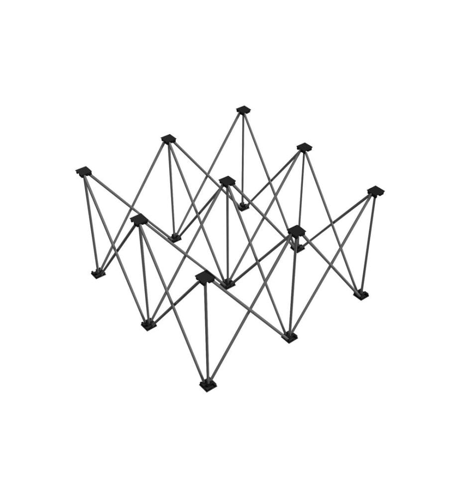 POWER DYNAMICS - Pieds pliants du système Spider D750 100 x 100 x 60 cm Noir