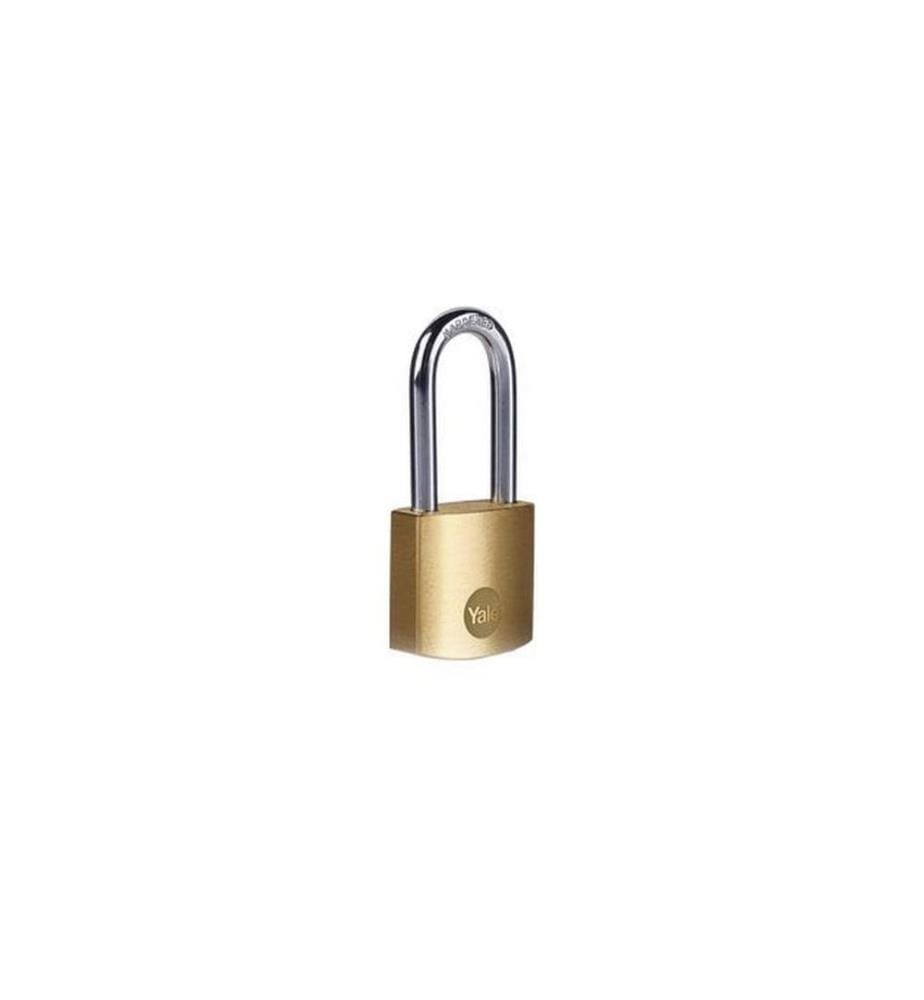 YALE - Cadenas Y110B 25/25 LB Doré Laiton/Acier