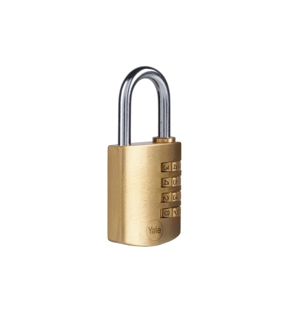 YALE - Serrure à combinaison Y150B 40/30 Laiton/Acier