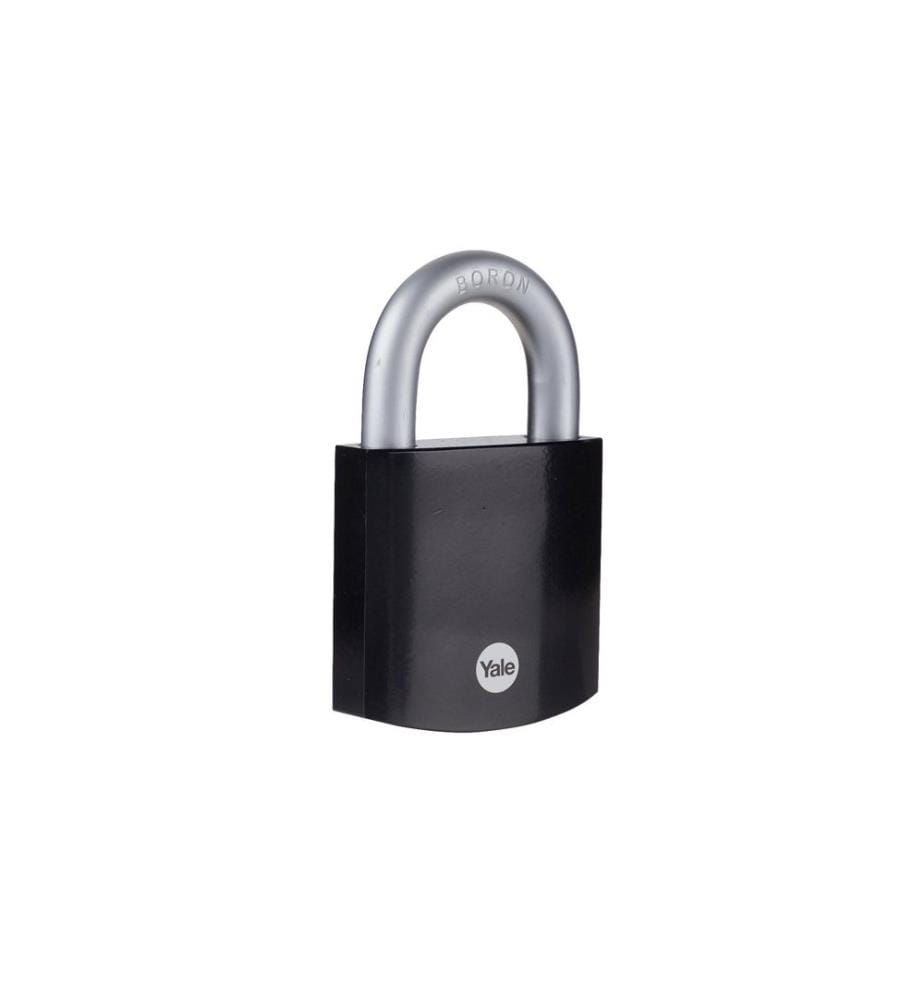 YALE - Cadenas Y300B 63/27 Noir Acier