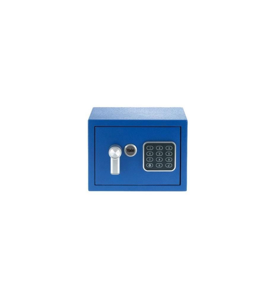 YALE - Coffre-fort de meuble Value Safe Mini XS, 3,8 l, bleu