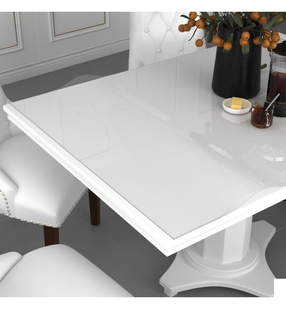 Protecteur de table transparent 200x100 cm 1,6 mm PVC