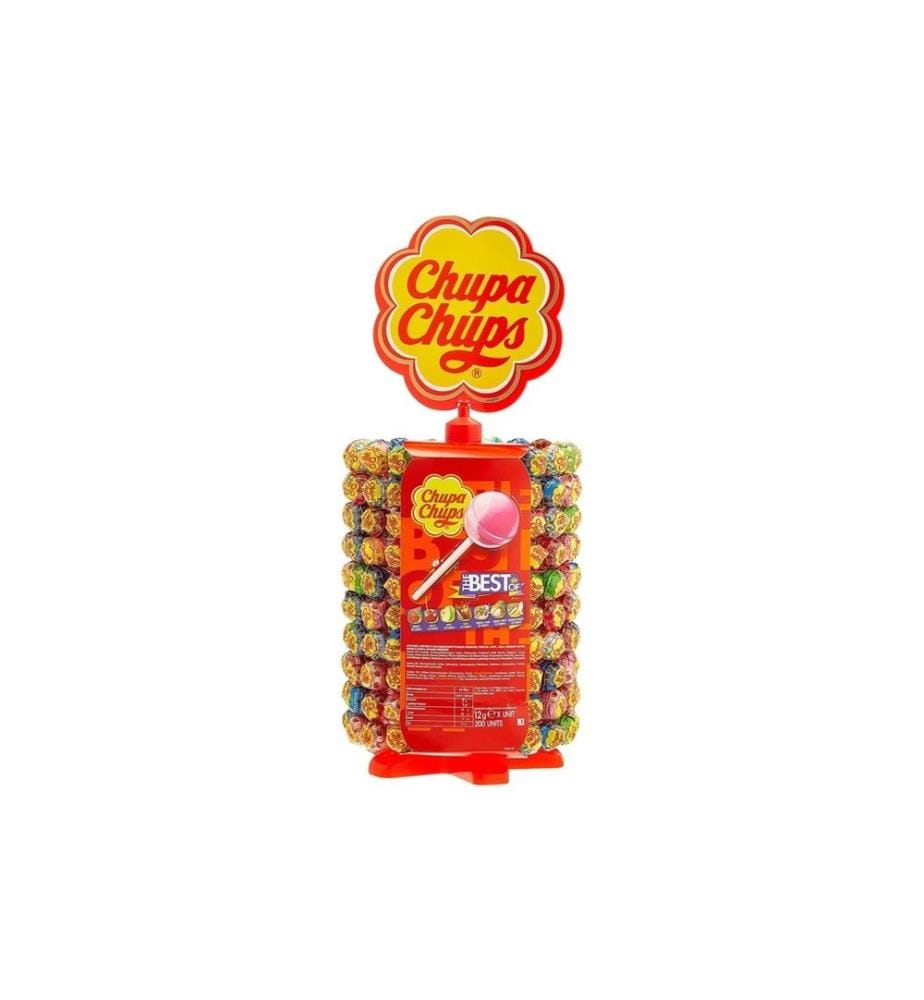 Chupa Chups Int. - Roue à sucettes 200 pièces