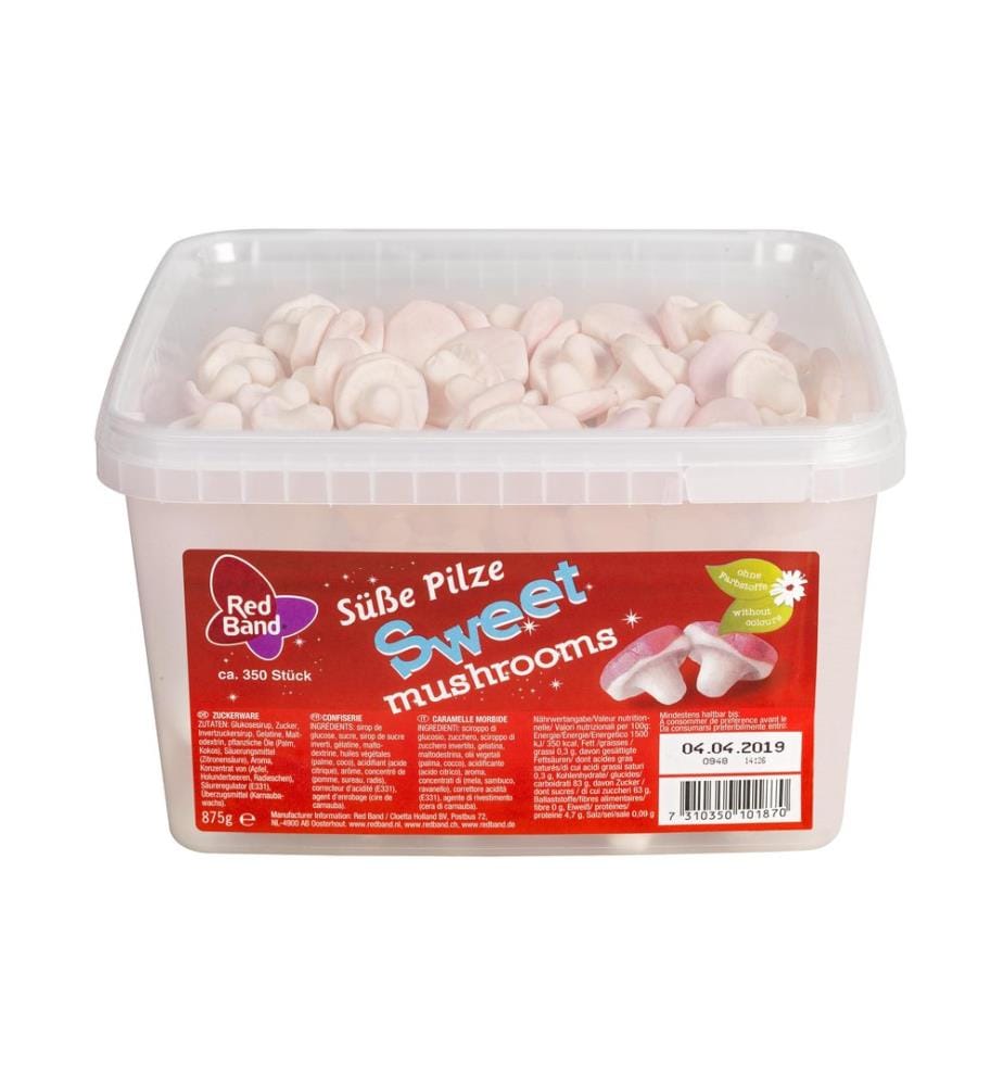 Red Band - Bonbons à croquer Champignons sucrés 875 g