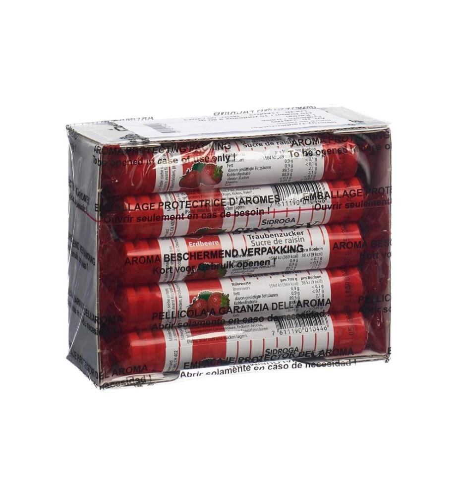 Sinergy - Glucose à la fraise 15 x 40 g