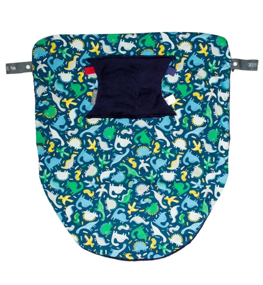 Couverture pour bébé à attacher Dino