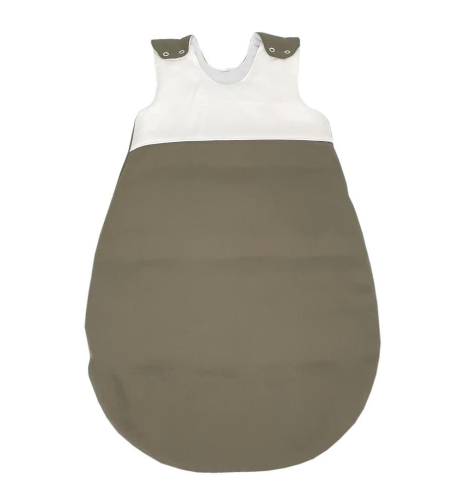 Gigoteuse pour toute lannée Lyocell 70 cm écru-kaki
