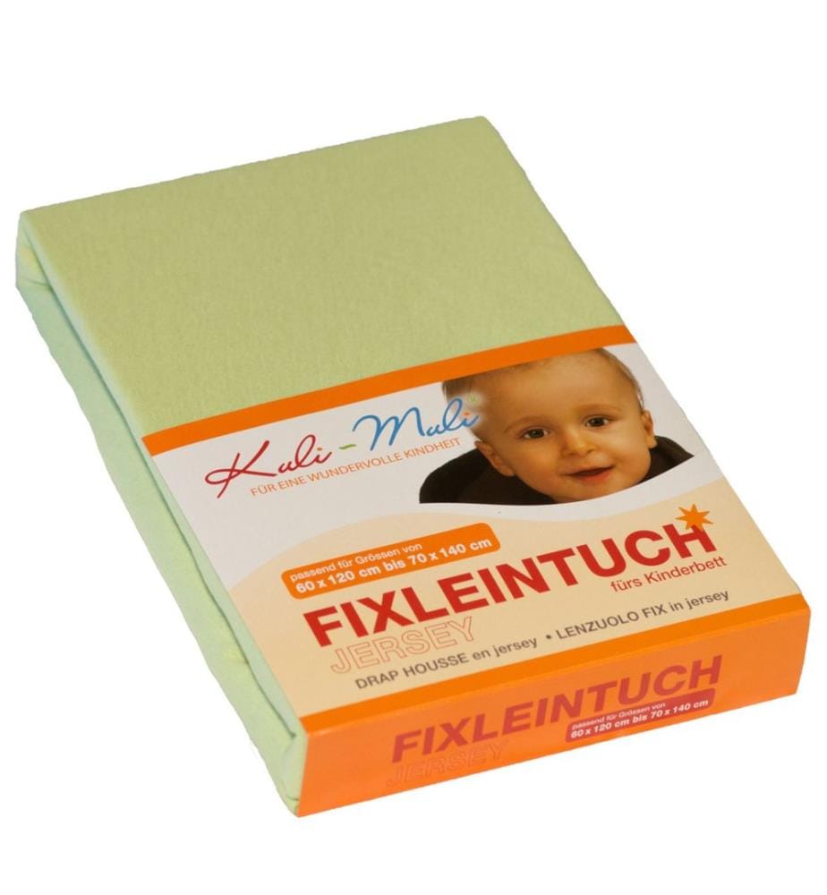 KULI-MULI Drap-housse Frottee 70 x 140 cm vert citron