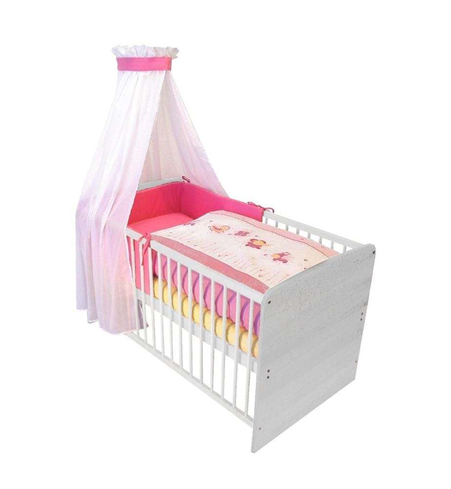KULI-MULI Set de literie Love Pets rose vif