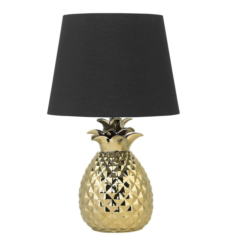 Lampe à poser PINEAPPLE Céramique Doré