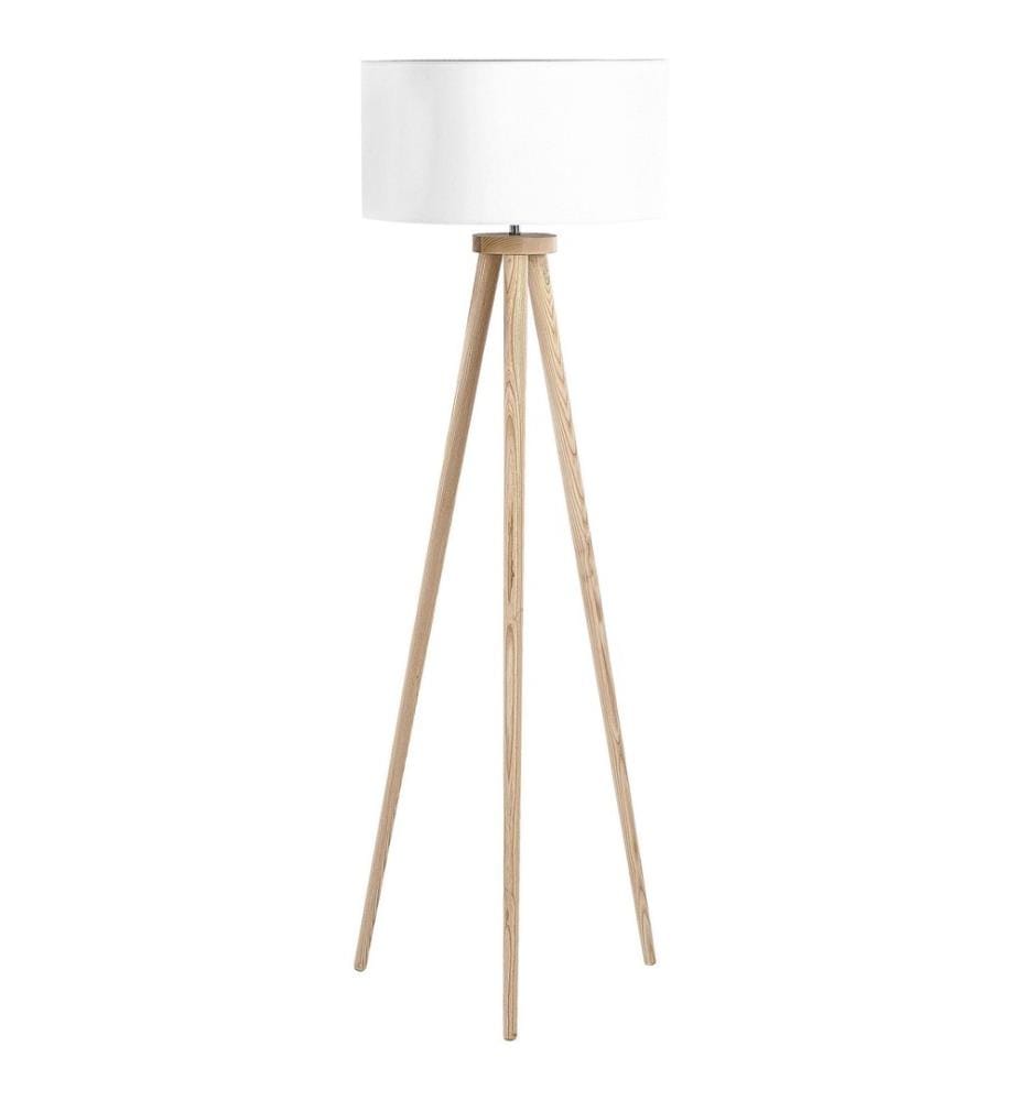 Lampadaire NITRA Bois de chêne Blanc